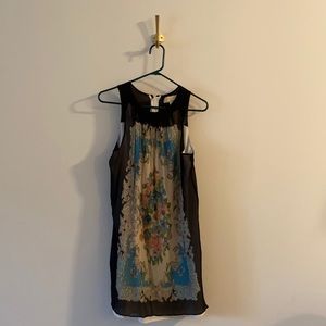 Black Botanical Dress